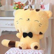 18-45CM-Include-Tail-Cute-Plush-Stuffed-Toys-Cushion-Fortune-Cat-Doll-High-13-Yellow-Color-0-0