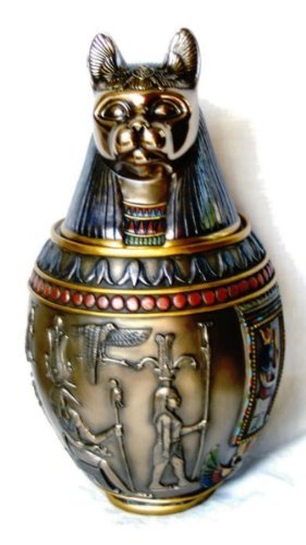 Egyptian-Bastet-Bronze-Canopic-Jar-Cat-Burial-Urn-0 Egyptian-Bastet-Bronze-Canopic-Jar-Cat-Burial-Urn-0
