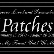 Personalized-Pet-Dog-Cat-Memorial-12x6-Engraved-Black-Granite-Grave-Marker-Head-Stone-Plaque-PAT1-0 Personalized-Pet-Dog-Cat-Memorial-12x6-Engraved-Black-Granite-Grave-Marker-Head-Stone-Plaque-PAT1-0