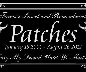 Personalized-Pet-Dog-Cat-Memorial-12x6-Engraved-Black-Granite-Grave-Marker-Head-Stone-Plaque-PAT1-0 Personalized-Pet-Dog-Cat-Memorial-12x6-Engraved-Black-Granite-Grave-Marker-Head-Stone-Plaque-PAT1-0