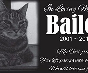 Personalized-Pet-Stone-Memorial-Marker-Granite-Marker-Dog-Cat-Horse-Bird-Human-6-X-12-0 Personalized-Pet-Stone-Memorial-Marker-Granite-Marker-Dog-Cat-Horse-Bird-Human-6-X-12-0