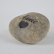 Pet-Memorial-Headstone-Grave-Marker-Natural-Stone-River-Rock-Sandblast-Engraved-with-Your-Pets-NAME-and-a-HEART-for-Dog-Cat-Or-ANY-Pet-3-to-4-0-0