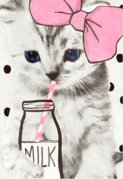 EGELEXY-Kid-Girls-Cotton-Cat-Print-Short-Sleeve-Tutu-Dress-0-0