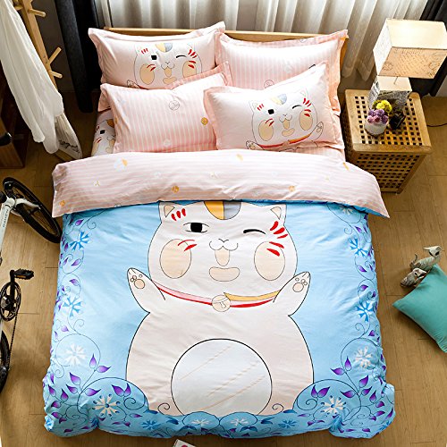 TheFit-Paisley-Bedding-for-Adult-U154-Good-Luck-Cat-Duvet-Cover-Set-100-Cotton-Queen-Set-4-Pieces-0 TheFit-Paisley-Bedding-for-Adult-U154-Good-Luck-Cat-Duvet-Cover-Set-100-Cotton-Queen-Set-4-Pieces-0