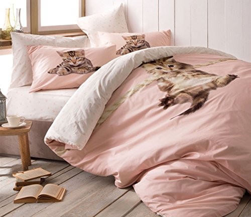 Paris-Home-100-Cotton-4pcs-Single-Twin-Size-Comforter-Set-Kitty-Little-Cute-Cats-Bedding-Linens-0 Paris-Home-100-Cotton-4pcs-Single-Twin-Size-Comforter-Set-Kitty-Little-Cute-Cats-Bedding-Linens-0