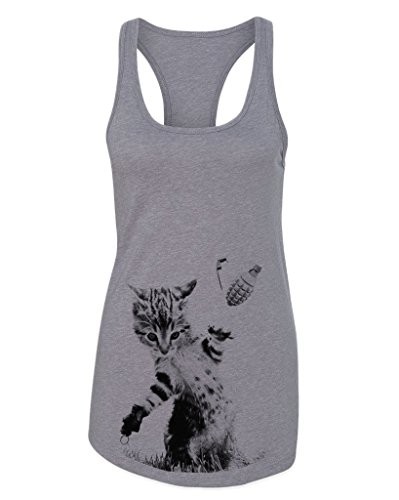 Arm-The-Animals-Womens-Catastrophe-20-Tank-Top-Small-Athletic-Gray-0