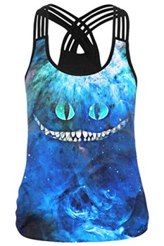 Cutiefox-Womens-Cheshire-Cat-Sports-Strap-Camisole-Tank-Top-Blue-XL-0