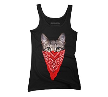 Gangster-Cat-Juniors-Medium-Black-Graphic-Tank-Top-Design-By-Humans-0 Gangster-Cat-Juniors-Medium-Black-Graphic-Tank-Top-Design-By-Humans-0