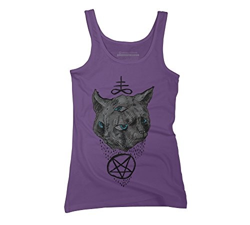 Janus-Satan-Cat-Juniors-Medium-Purple-Graphic-Tank-Top-Design-By-Humans-0
