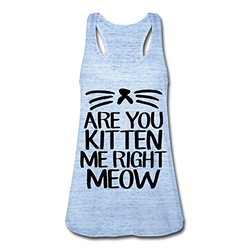 Kitten-Meow-Cat-Funny-Womens-Flowy-Tank-Top-by-Bella-by-Spreadshirt-0