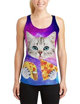 Leapparel-Womens-Nebula-Space-Pizza-Cat-Print-Hipster-Novelty-Yoga-Fitness-Racerback-Shirt-Tank-Top-0-1 Leapparel-Womens-Nebula-Space-Pizza-Cat-Print-Hipster-Novelty-Yoga-Fitness-Racerback-Shirt-Tank-Top-0-1