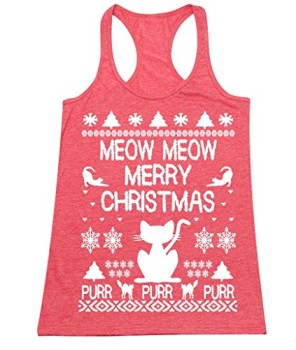 PB-Christmas-Cat-Meow-Meow-Womens-Tank-Top-S-H-Red-0
