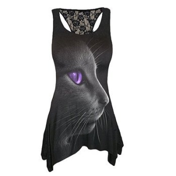 Spiral-Womens-MESMERISE-AO-Allover-Goth-Bottom-Lace-Top-Black-S-0 Spiral-Womens-MESMERISE-AO-Allover-Goth-Bottom-Lace-Top-Black-S-0