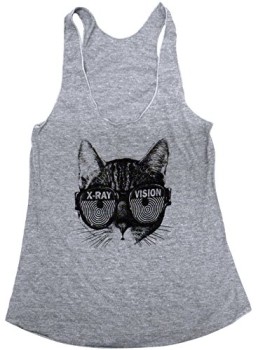The-Bold-Banana-Womens-X-ray-Cat-Tank-Top--S--Heather-Grey-0
